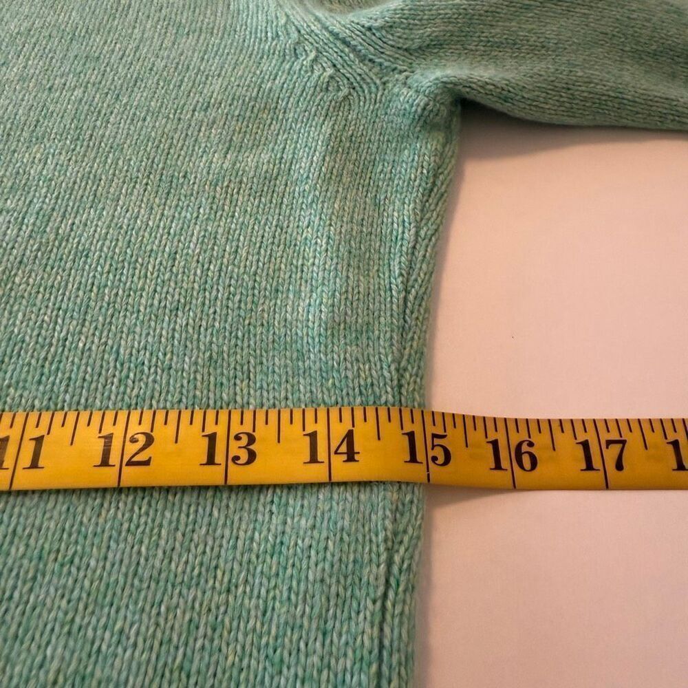 Daniel Bishop Light Green Cashmere Turtleneck Sweater Sz S Preppy, Collegiate - Picture 6 of 12